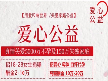 班戈捐卵助孕生子 爱心志愿者招募